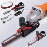 M10/M14 Sanding Adapter Attachment Converting For 100/115/125mm Electric Angle Grinder Belt Sander DIY Wood Metal Working