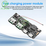 22.5W Quick Charging Module QC4.0 PD3.0 5 Port Dual USB Mobile Power Bank Circuit Board Protection Diy Motherboard