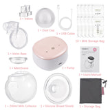 P3 Wearable Electric Breast Pump - Hands Free, Low Noise, Comfort Milk Collector for Breastfeeding, BPA-free