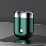 Electric Washable Magnetic Dual Head Mini Portable Usb Rechargeable Men's Travel Razor
