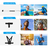 48-in-1 Sports Mount Set Camera Accessories Kit for GoPro Hero 9 8 Max 7 6 5 Insta360 Xiaomi YI Action Cameras