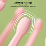 Electric Head Massage Scratcher Cordless 12 Fingers Deep Relaxation Stress Relief Handheld Scalp Massager Pink Head Scratcher