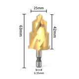 New hexagonal handle PPR lifting bit, water pipe woodworking reamer, chamferer, step drill 20/25/32mm, Hand Tool Wireless