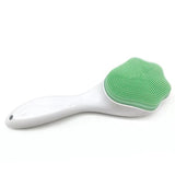 Cute Cat Claw Silicone Face Wash Manual Facial Deep Cleaning Brush Remover Blackhead Pore Exfoliating Tool Home Portable