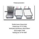 Commercial Cheese Slicer 1cm 2cm Stainless Butter Cutting Board hine Making Dessert Blade potato cucumber lemon