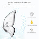 Butterfly V Shape Ionic Electric Gua Sha Scraping Facial Lifting Massage Tool Electric Guasha Microcurrent Facial Toning Device