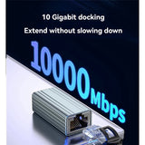 10Gbps RJ45 Connector To Female Gigabit Network Extender For Cat8 Cat7 Cat6 Cat5 Ethernet Cable Adapter