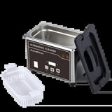 800ml Digital Ultrasonic Cleaner - 60W Stainless Steel Bath, 110V/220V, Degas Function for Household Use - Ideal for Watches and Jewelry