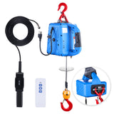 3 in 1 Electric Hoist Winch, 1100 lb. Wireless Cable Remote, 220 Volt, Lift 16 ft/min, Overload Protection, for lifting