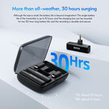 BOYA BOYAK Wireless Lavalier Lapel Microphone for Phone Android DSLR Camera Youtube Live Streaming Audio Recording Interview