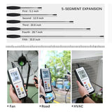 Industrial for Small Orifice Thermometer HT-9829 Digital Wind Vane Anemometer Portable Hot Wire