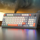 K82 USB Port 94 Keys Hot-Swap Gaming nical Keyboard RGB Light Luminous for Computer Desktop Laptop