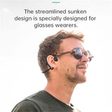 Sports Bluetooth Headphones Bone Conduction Not In-ear MP3 Earphone Stereo Waterproof Sweatproof Headset Support TF Card