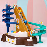 DIY Funny Roller Coaster Amusement Park Screw Assemble Puzzle Model Toy Gift Baby Educational Toys