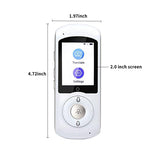 Language Translator Device Voice Translators Devices Support SIM Card 4G Network/Wifi Two Way 132 Languages Easy To Use