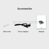 MMS9pro Multi-Position 1500rpm 9*500ml Electric Stirrer Laboratory LCD Digital Display Magnetic Mixer