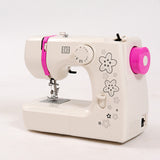 jukky jk1212 home mini portable domestic sewing household motor clothes making botton hine a coudre mesin jahit