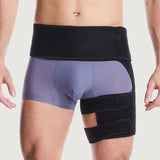 Brace-Groin Wrap- Adjustable Hip Compression Brace for Sciatic Nerve Thigh Pain Relief-Hip Wrap Support Belt