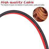 2pcs 30cm 10AWG to SAE DC Power Quick Disconnect/Connect Automotive Extension Cable with Dust Cap