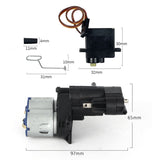 Metal Gear 2 Gearbox Speed Change Transmission For LDRC P06 LD-P06 LD1201 Unimog 1/12 RC Car Upgrade Parts
