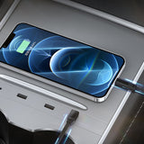 Top-Intelligent Docking Station Tesla 27W Charger USB Shunt Hub For 3 2021 2022 Model Y Central Control Splitter