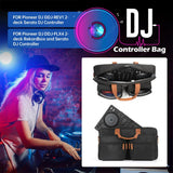 Portable Turntables Protective Case Scratch-resistant Carrying Storage Bags Large Capacity for Pioneer DJ DDJ-FLX4 DDJ-REV1