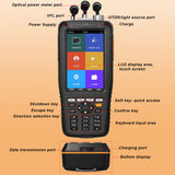 Optical Time Domain Reflectometer 100‑240V Fiber Optical Power Meter 6 Wavelength for Cable Detection