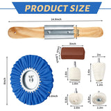 Top-11 Pcs Airway 8 Inch Polishing Drill Buffing Wheel Polisher Kit For Angle Grinder