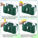US Plug,Powerful Electric Balloon Pump,Air Iate/Deflate Pump,Double Motor for Swimming Pool, Iatable Bed and Etc.
