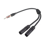 New Car Adapter Two Female One Male Antenna