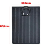 ETFE 300W Flexible Solar Panel Portable Solars Cell Energy Charger Connector for Smartphone Charging Power System Car Camping