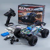 1:16 70km/H 4WD RC Car High Speed Off-Road Vehicle IPX4 With Led Remote Control Cars Drift Monster Truck 2023 New