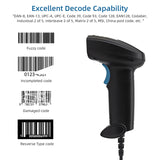 1D Barcode Scanner Handheld Wireless Bar Reader Manual Trigger/Auto Continuous Scanning Support Paper Code