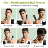 HQ5951 Grooming Kit Clipper Professional Beard Shaver for Men All in One Nose Ear Hair Trimmer Set with Travel Carry Bag