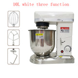 5/ 7/ 10L Electric Kitchen Stand Food Dough Processor Stainless Steel Mixer Egg Beater Blender Baking Cream hine