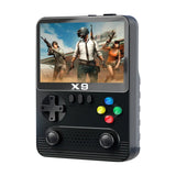 X9 Retro Handheld Console Dual 3D Joystick 3.5in IPS Screen Mini Video Game Players 10000+ Games with 32G Card for PSP