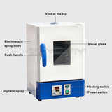 HN-25BS Lab Electro-thermal Constant-temp Microbial Fermented Incubator Stainless Steel er Seed Germination Box 220V 15.6L
