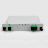 5PCS SC APC Fiber Box FTTH PLC Splitter box with 1X2 Planar waveguide type Optical splitter Free shipping