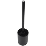 For Thorough and Easy Cleaning in Black Toilet Brush with Plastic Bristles