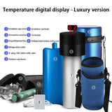 900mL LCD Insu Refrigerated Mini Vacuum Insulated Cup Outdoor Beverage Refrigerator Portable 304 Stainless Steel Cooler