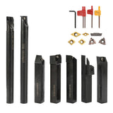 8mm 10mm 12mm 16mm Shank Holder Boring Bar Tool Lathe Cutter CNC Metal Turning Rod Holders and Inserts