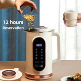 220V 1500ml Soybean Milk Electric Juicer Blender Mixer Wall Breaking 10-leaf Blade Breakfast hine