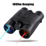 Outdoor Hunting Rangefinder 10X42 Binoculars Angle/ Height / Flag /Multiple Measurement Mode 1000M 1500M Laser Distance Finder