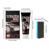 Restorer Scratches Kit Scratch Repair Wax With Sponge Polisher For Car Paint