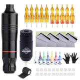 Complete hine Kit Power Supply Aftercare Cream Needle Accessories Supplies Tattoo Body DIY Art Design