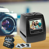 Portable Negative Scanner - 35mm & 135mm Slide Film Converter, Photo Digital Image Viewer with 2.4" LCD and Build-in Editing Software