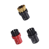 3Pcs Nozzle Nylon Brass Bristle Brushes for SC1 SC2 SC3 SC4 SC5 SC7 EasyFix Mop Cloth Rags Steam Cleaner Parts
