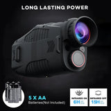 R11 1080P Infrared Night Vision Device 5X Digital Zoom Monocular Day Night Photo Video Taking 300M Full Dark for Outdoor Hunting