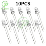 5mm Led Diode Kit White Red Green Blue Yellow Orange 2V 3V Bulb Light Emitting Assortment Set Diy Arduino Pcb Circuit