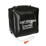 20L/40L Foldable Camp Shower Bag PVC Outdoor Shower Bag Portable Folding Water Bag Camping Shower Camping Hiking Travel Supplies
